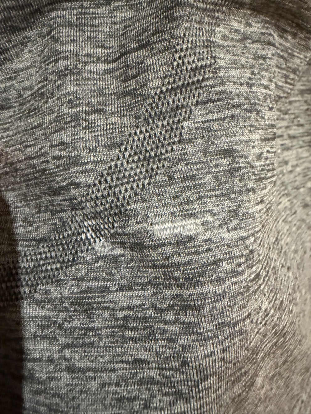 Lululemon Swiftly Tech Racerback Tank Top Heathered Slate Gray Size 8 Inscriptio - Picture 3 of 6